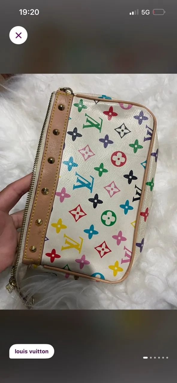 Bolsa louis vuitton multicolor 