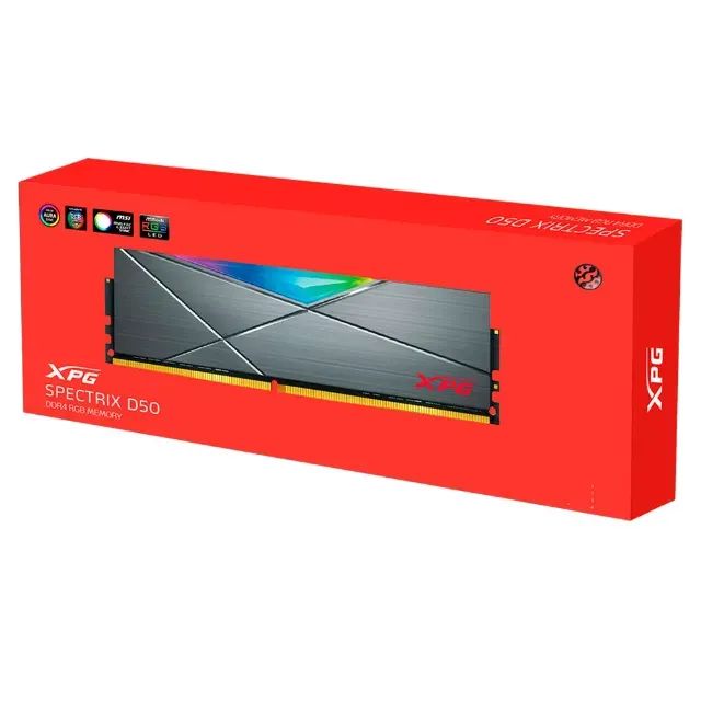 Memória ADATA XPG Spectrix D50, RGB, 2x8GB, 3200MHz, DDR4, CL16