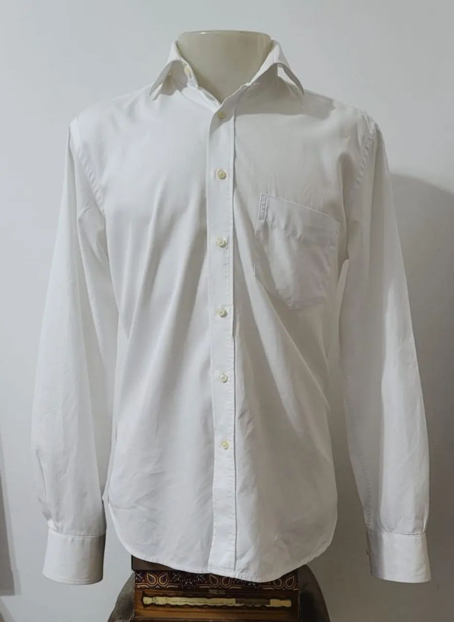 camisa branca zara man Tam M - Foto 2