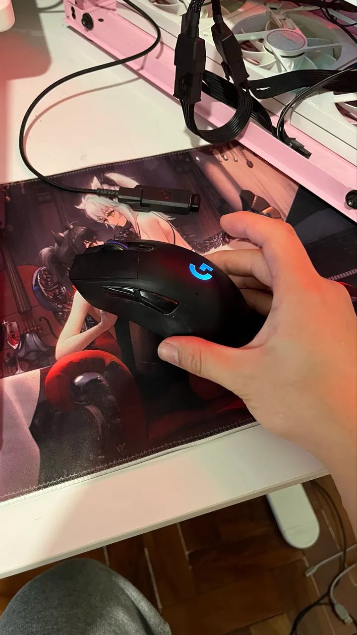 Logitech g703 hero lightspeed - com scroll quebrado