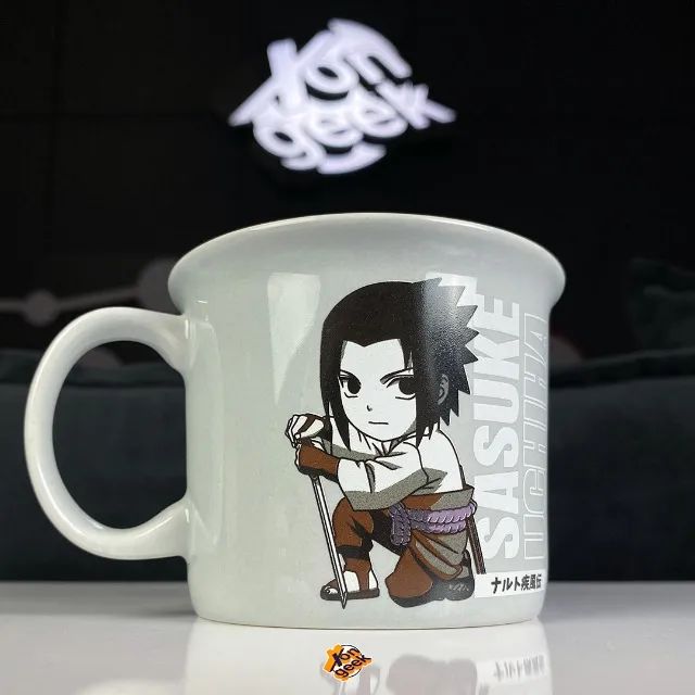 Caneca Camp Sasuke Chibi Naruto | Enviamos - Aceitamos OLXPAY | Sem JUROS no Cartão - Foto 3