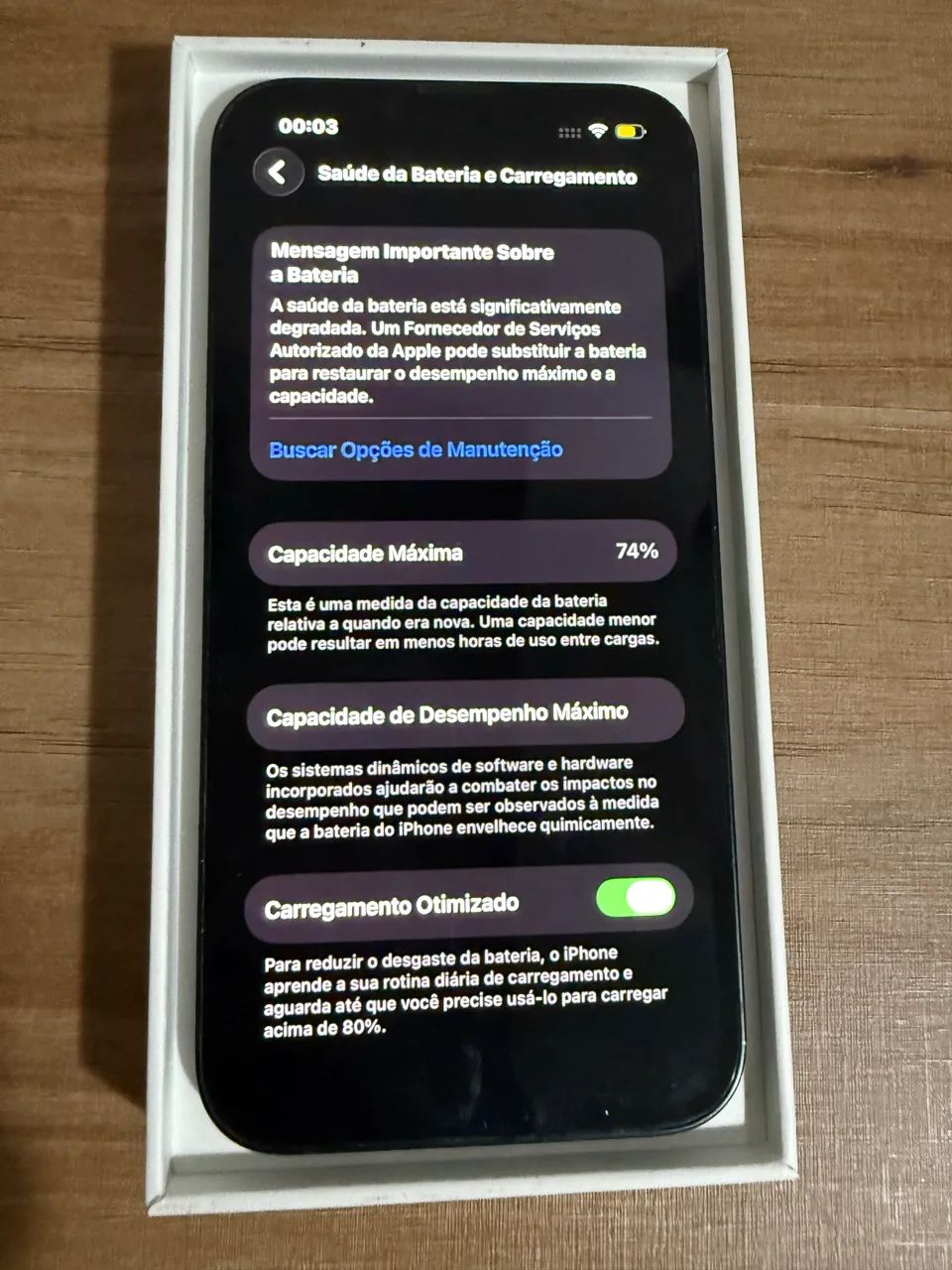 Iphone 13 128Gb Azul meia noite - Foto 2