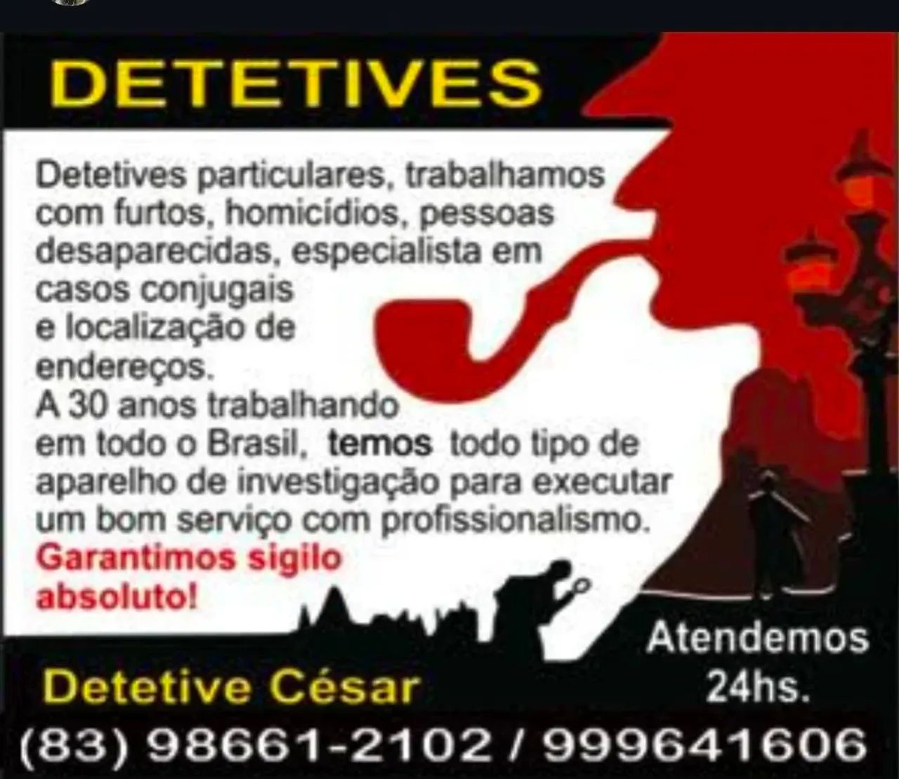 Detetive particular FALE NO WHATSAPP