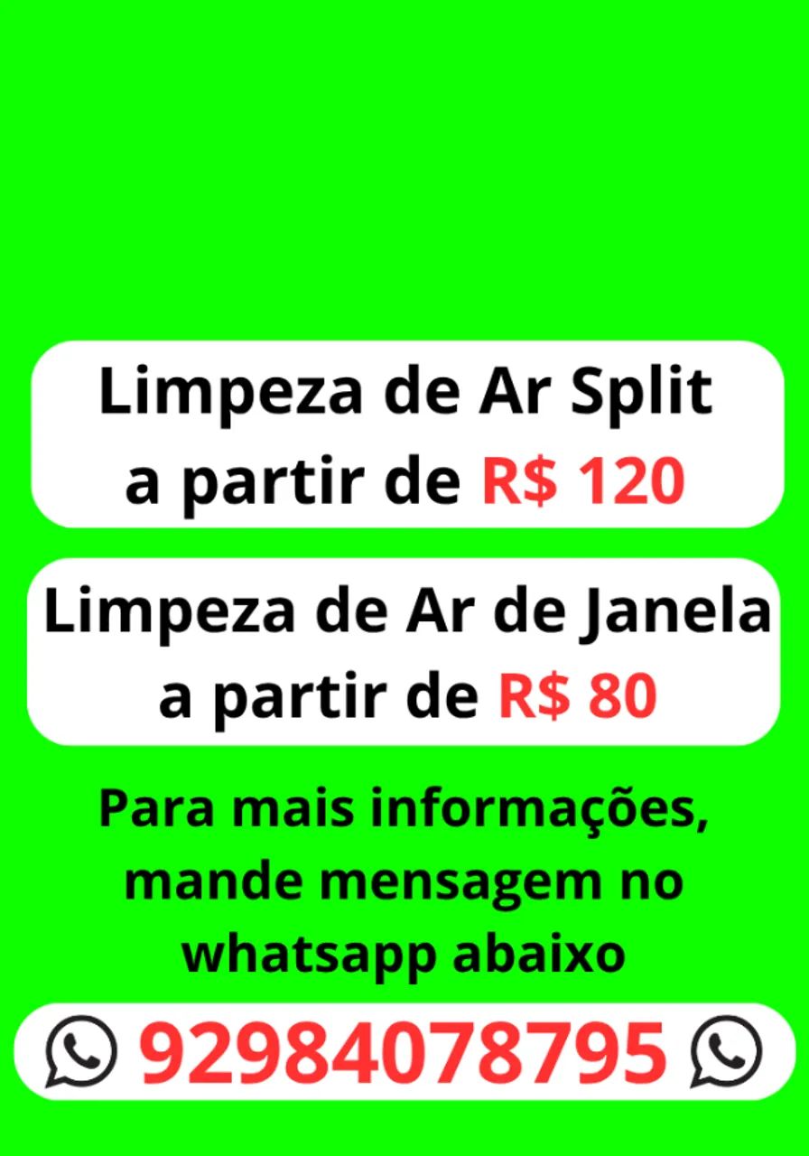 Limpeza de ar condicionado