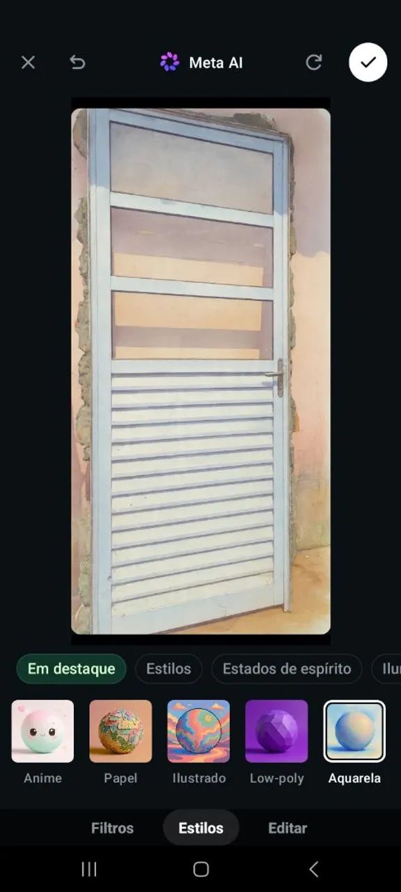 Porta semi nova