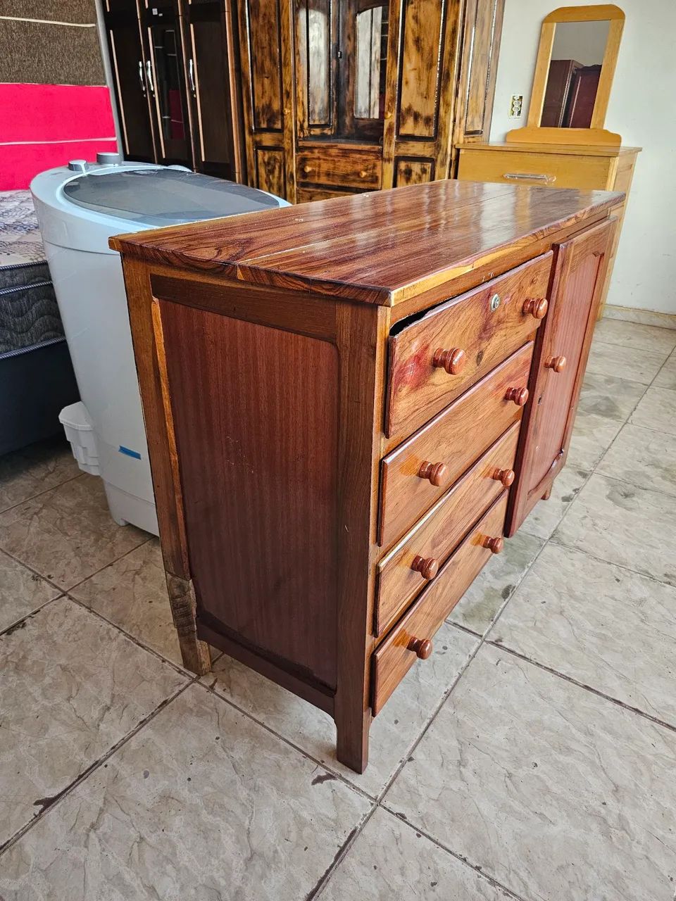Cômoda usada de macacauba  - Foto 4