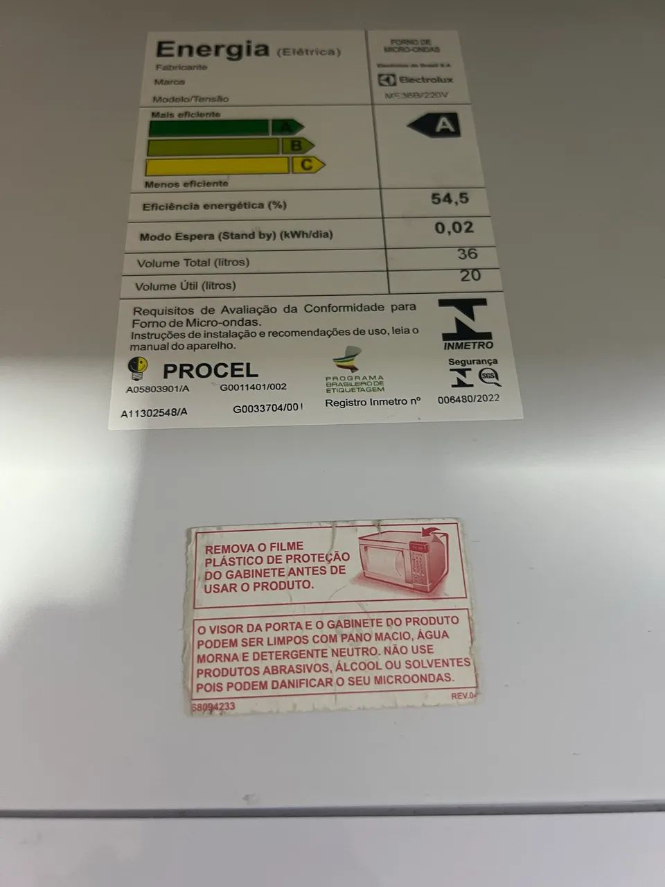 Vendo microondas excelente estado semi novo  - Foto 4