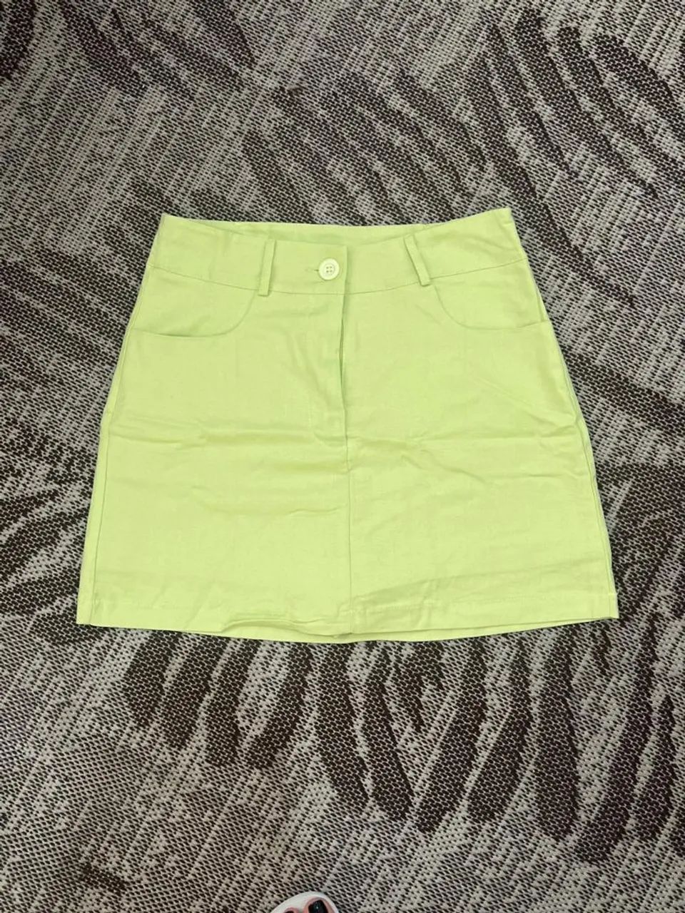 Short saía de linho 