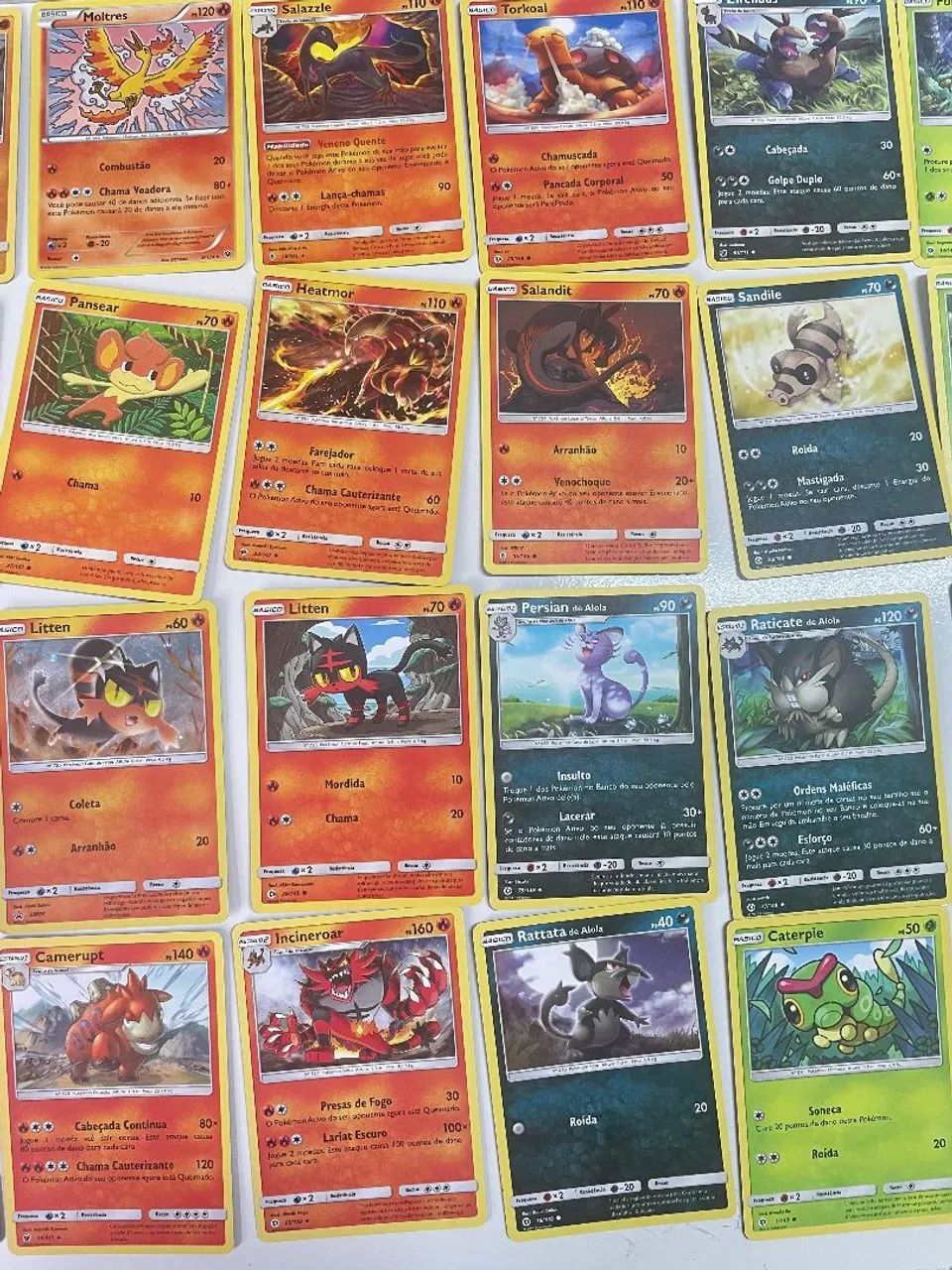 Lote 68 Cartas Pokémon Sun & Moon sem repetidas - Ideal para Iniciantes/montar deck - Foto 2