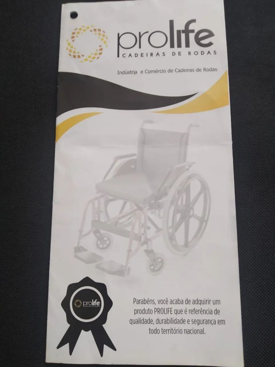 Cadeira de rodas prolife elite plus 130kg - Foto 4