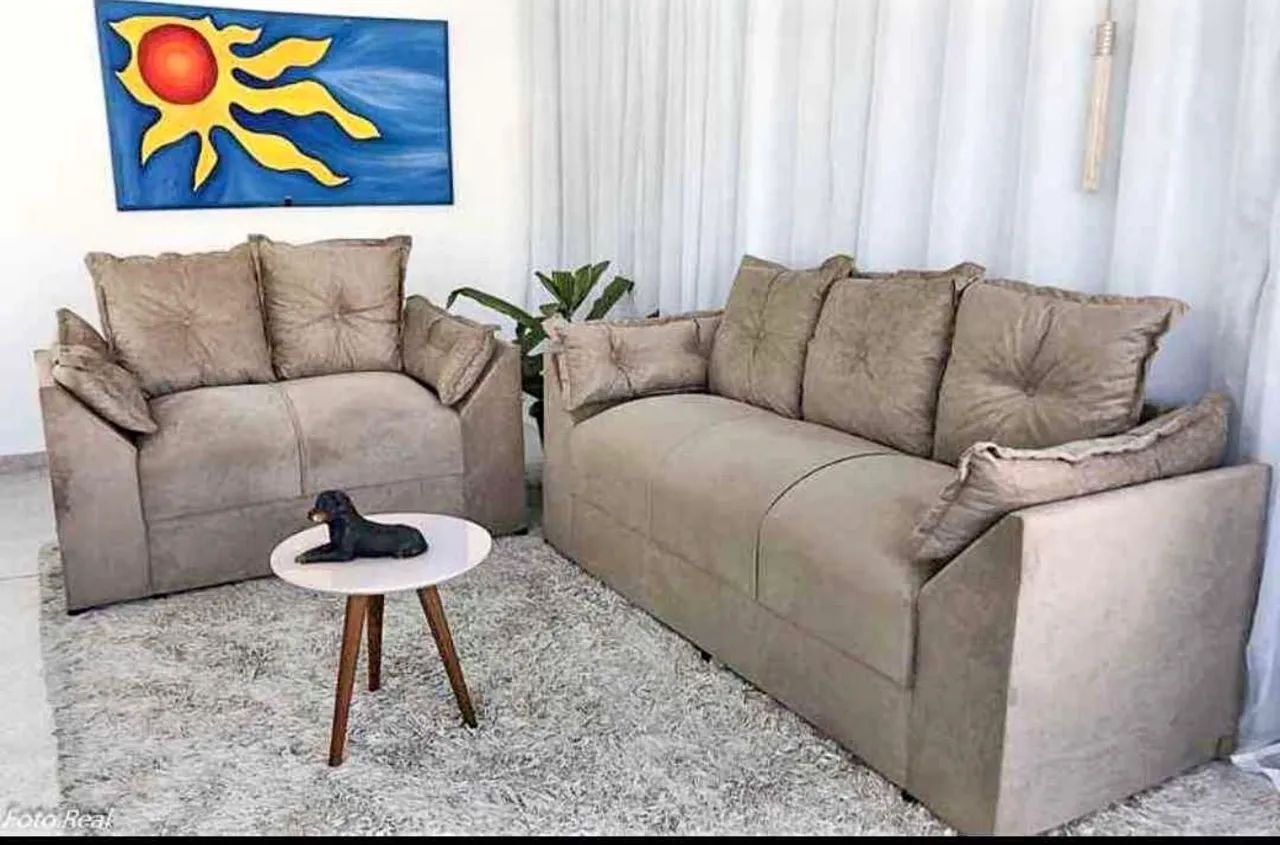 Sofá conjunto Paris - novo direto de fábrica 3 e 2 lugares  - Foto 5