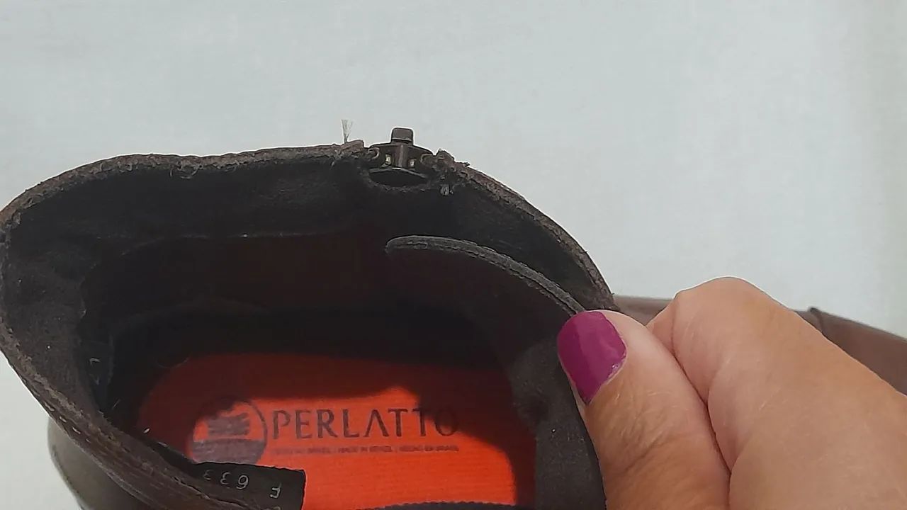 Bota em  couro Perlatto  - Foto 5