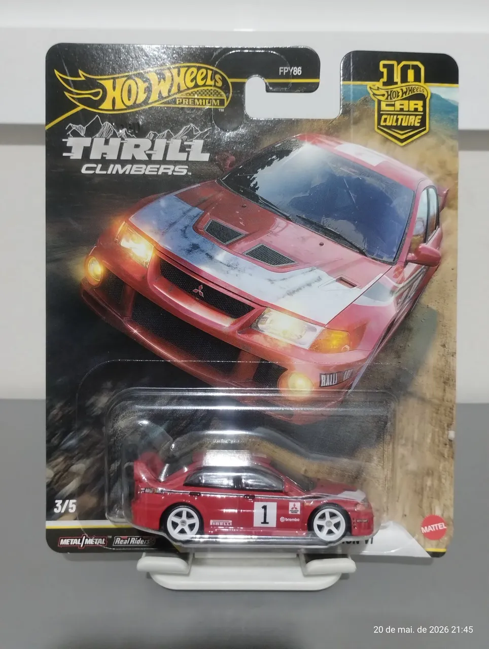 Hot Wheels Car Culture Thrill Climbers Mitsubishi Lancer Evolution