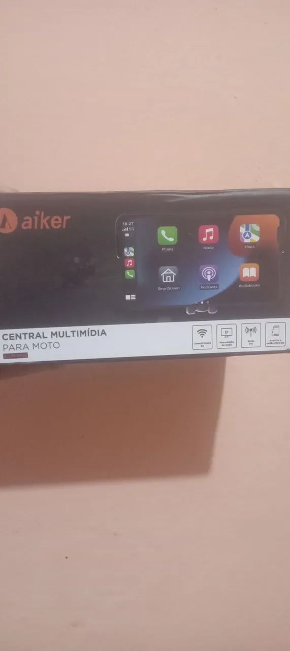 Central multimídia moto