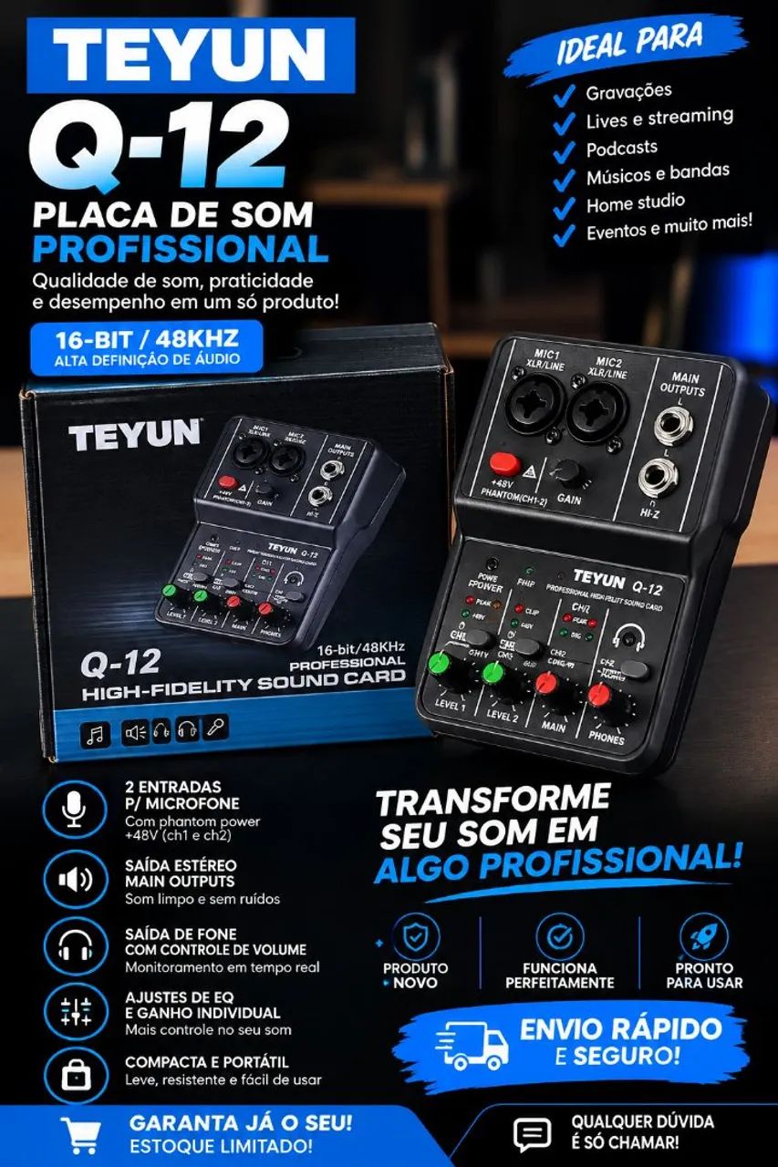 Mixer placa de som