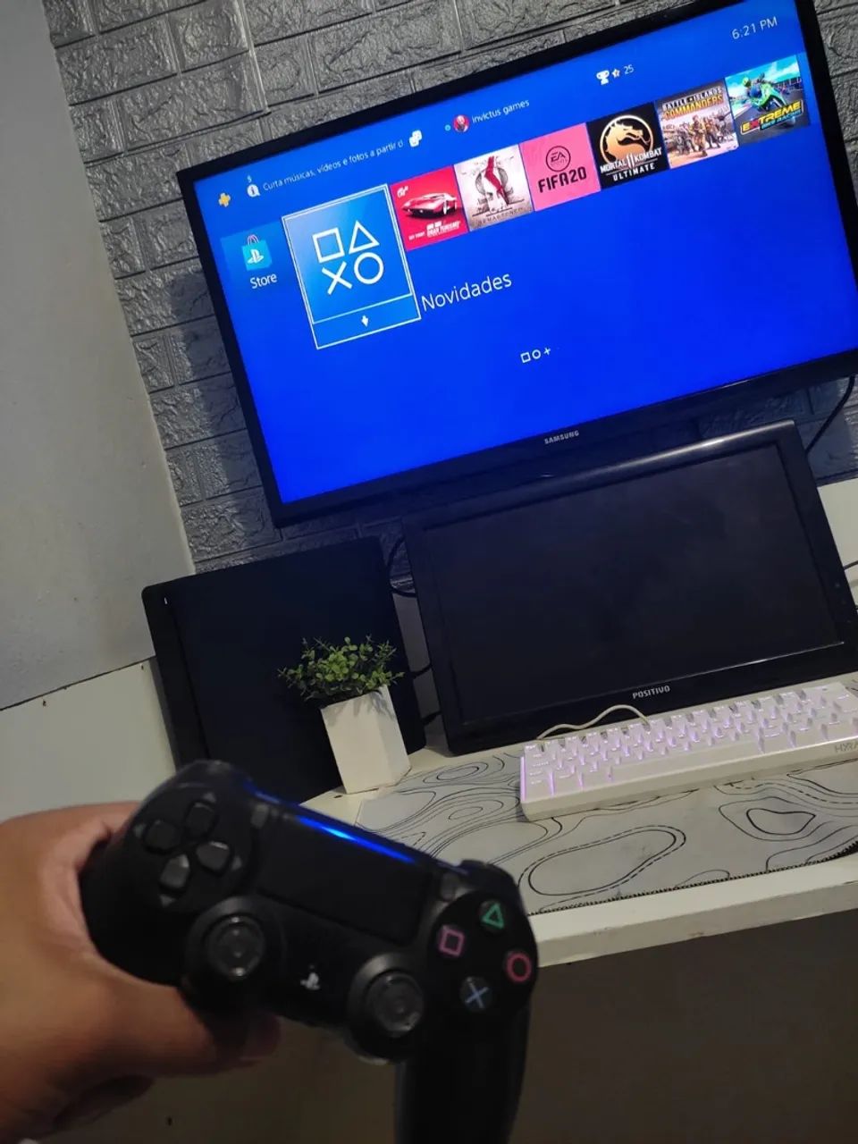 Play 4 slim 1 tera de memória  - Foto 4