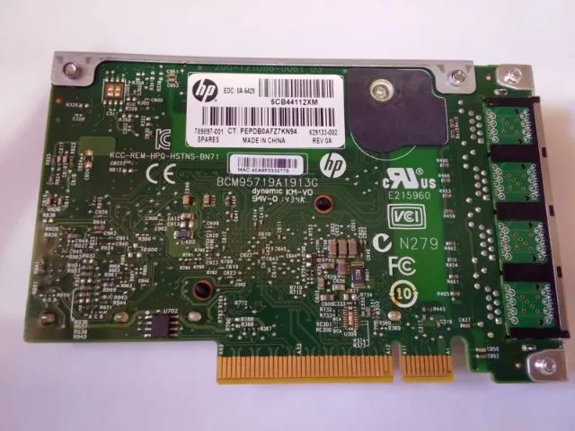 Excelente Placa de Rede HP 4 Portas Gigabit PCIe - Foto 3
