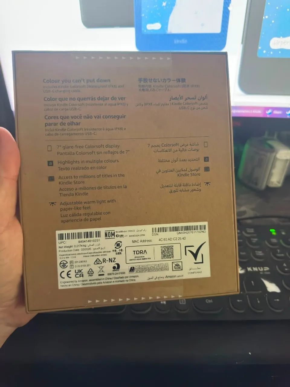 Kindle colorsoft 16gb black lacrado - Foto 2