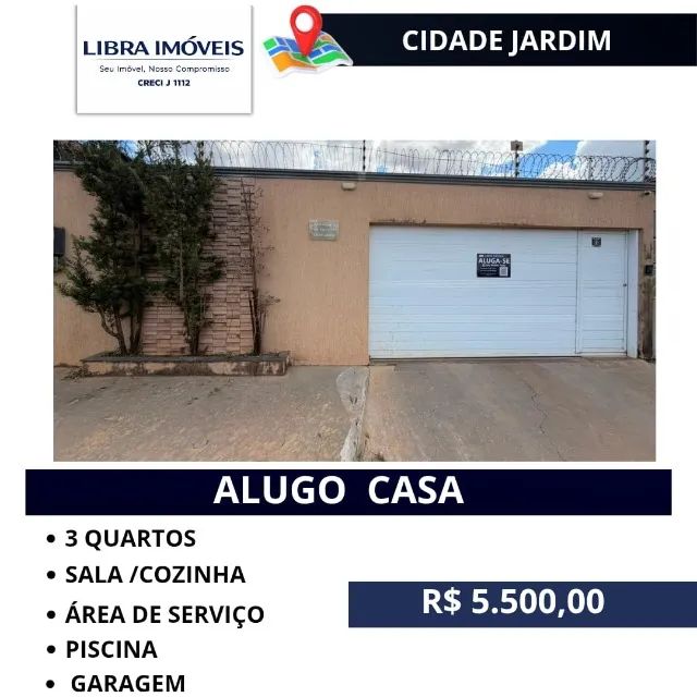 IMOBILIÁRIA LIBRA IMÓVEIS ALUGA CASA 