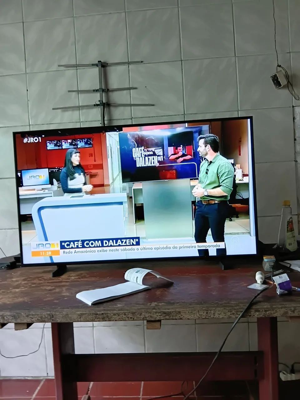 TV fullhdtv 43 polegadas 1400 nota fiscal e caixa 