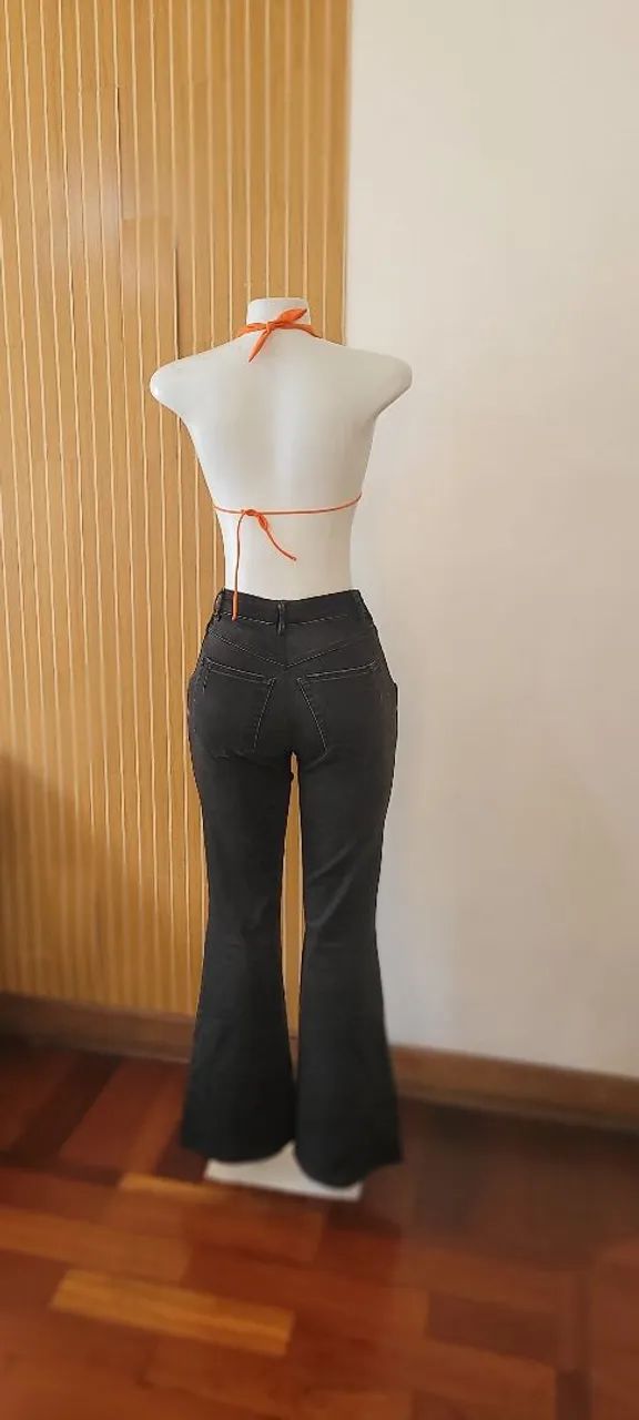 Calça jeans boot cut alta bobô - Foto 4