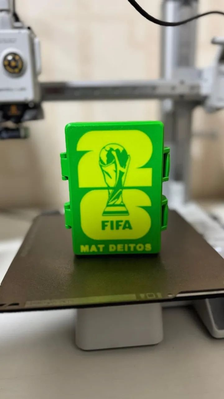 Porta Figurinhas da Copa do Mundo 2026   Caixinhas  personalizadas com seu nome . - Foto 3