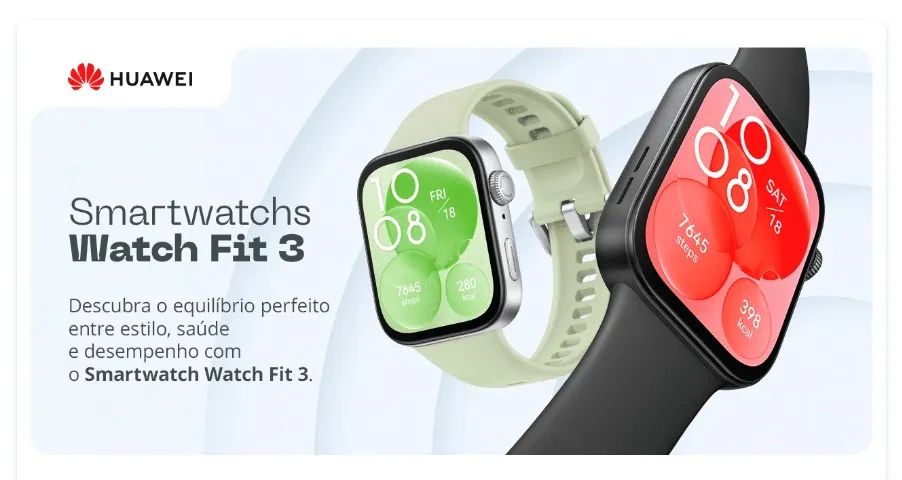 Smartwatch Huawei Watch Fit 3 Novo  - Foto 2