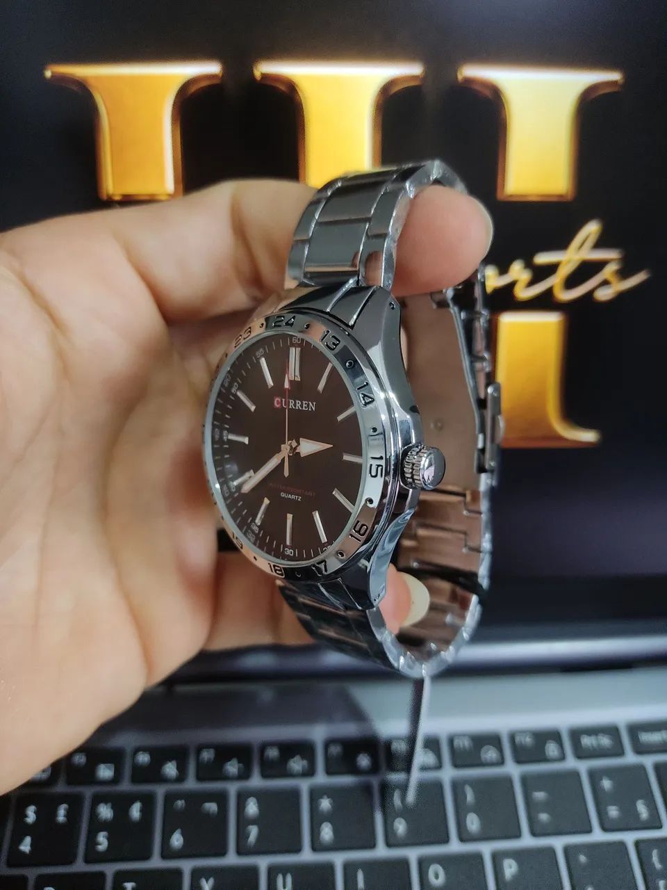 RELÓGIO CURREN ORIGINAL MASCULINO 8452 - Foto 4