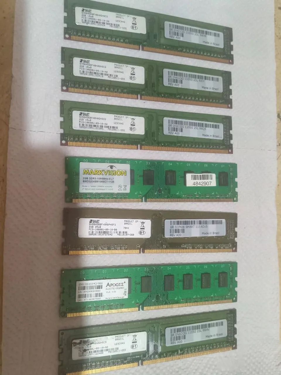 7 memórias de 2gb ddr3 computador  - Foto 3