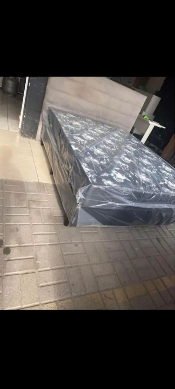 Cama base e colchão novos direto da fábrica  - Foto 2