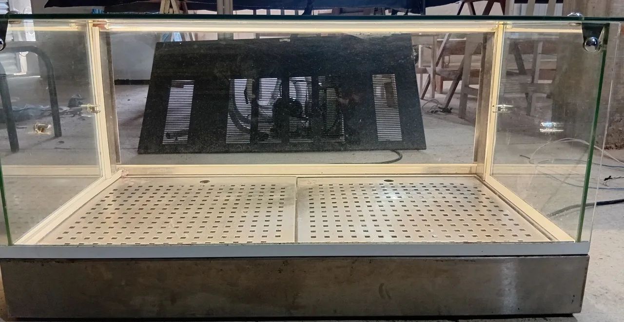 Vitrine estufa para salgados