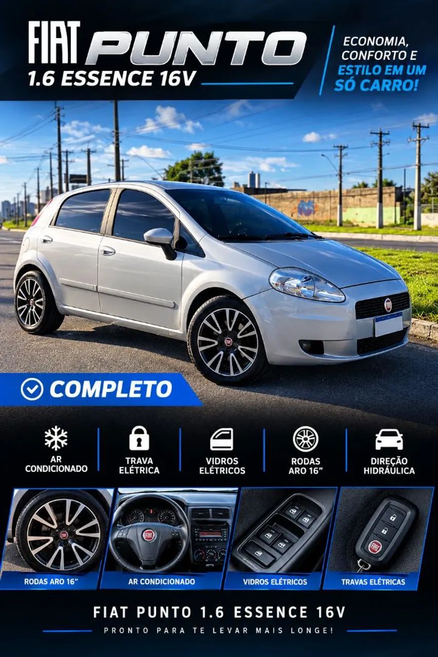 Fiat Punto ESSENCE 1.6 FLEX 16V 5P 2012