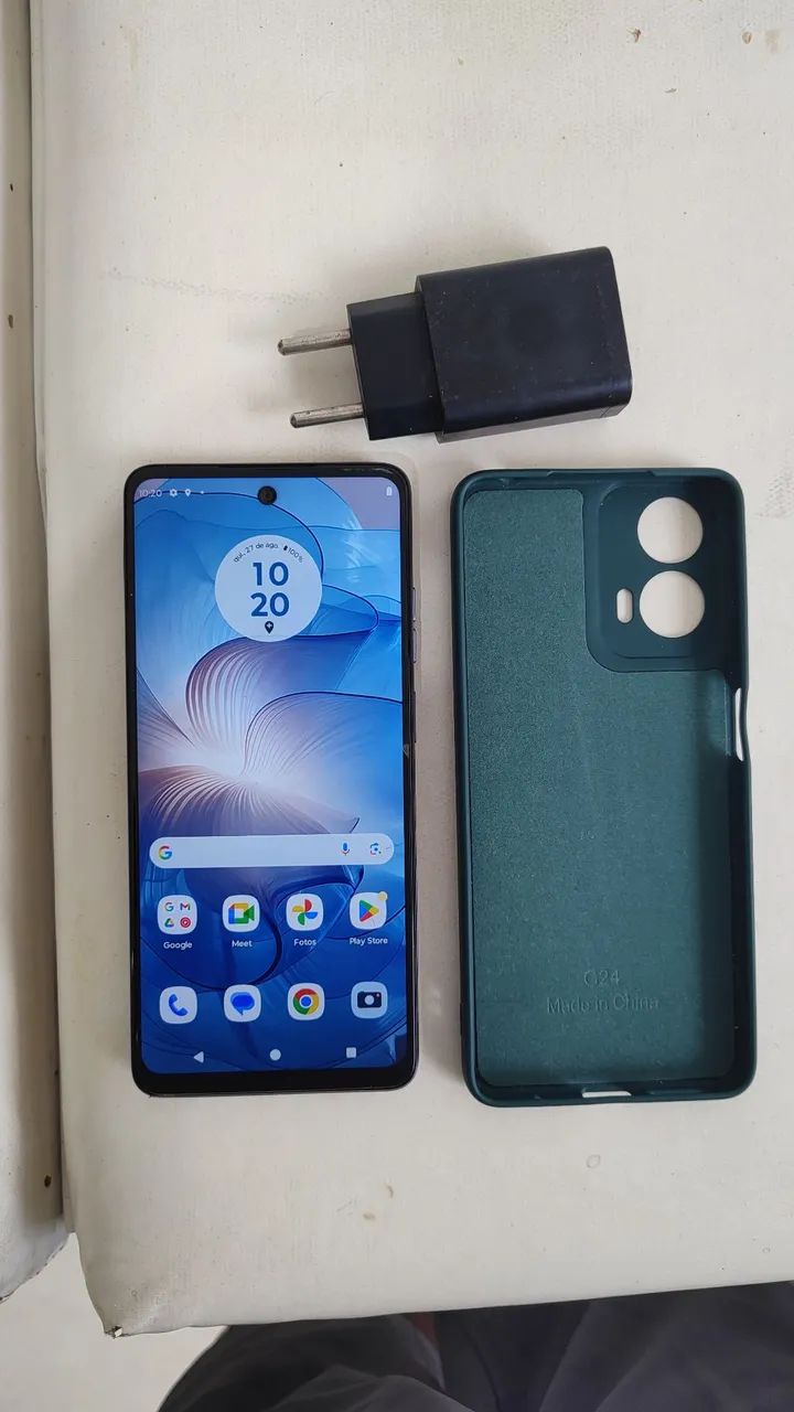 Vendo Motorola moto G24 dual sim 128GB funciona perfeitamente leia