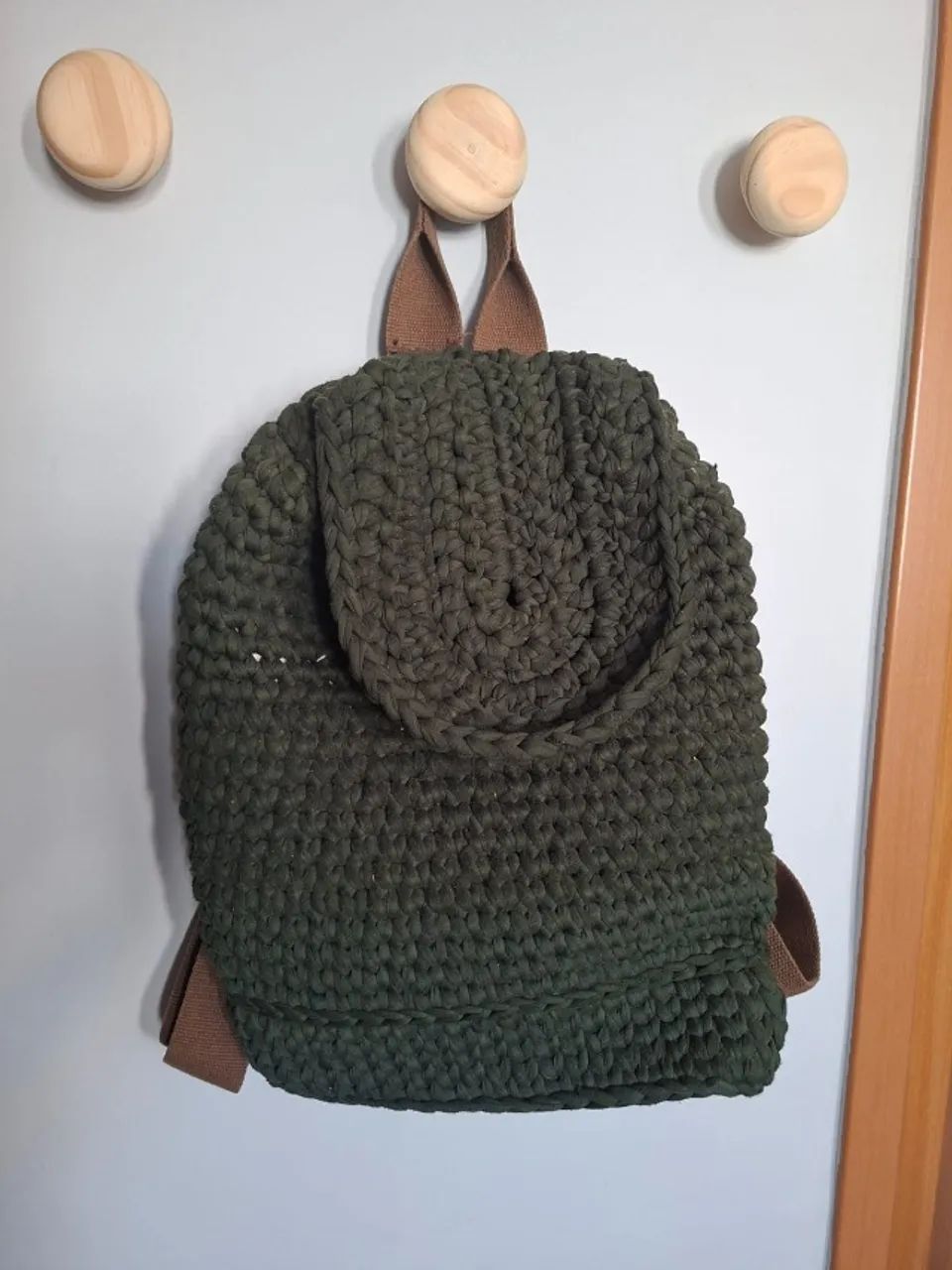 Linda Mochila em Croché.