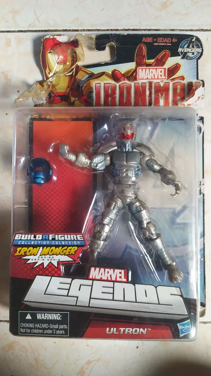 Ultron Marvel Legends com Baf Iron Monger - raro