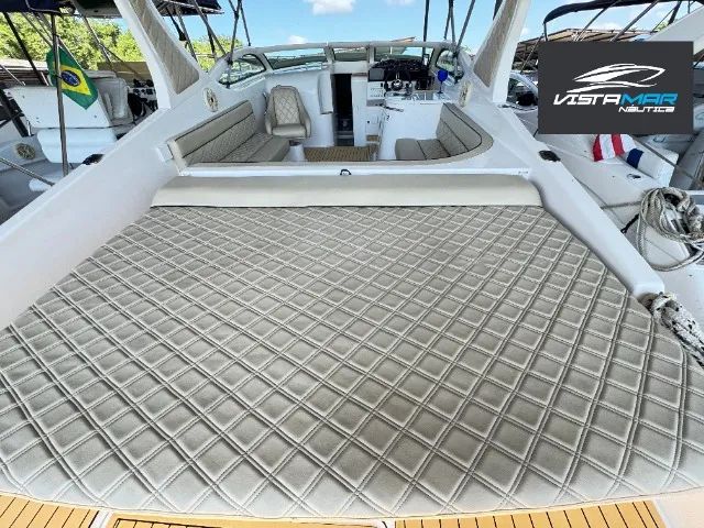 Lancha Real 30 pés com parelha Diesel (Ñ Focker, fs, nx, ventura, triton, coral, mestra) - Foto 12