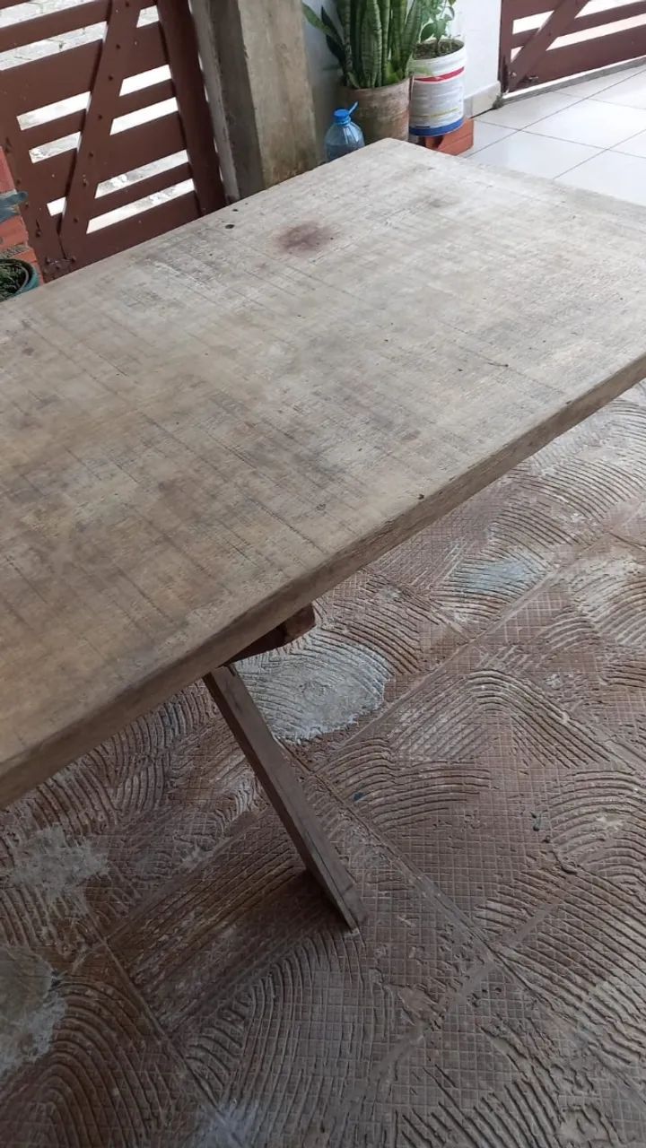Mesa de madeira maciça - Foto 5