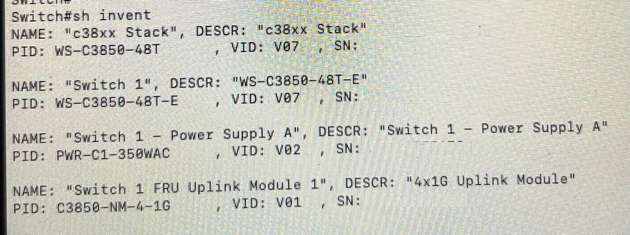 Switch Cisco WS-C3850-48T + Módulo 1GB - Foto 3