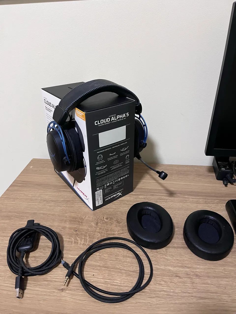 Headset HyperX Cloud Alpha S 7.1 ? Completo e conservado  - Foto 2