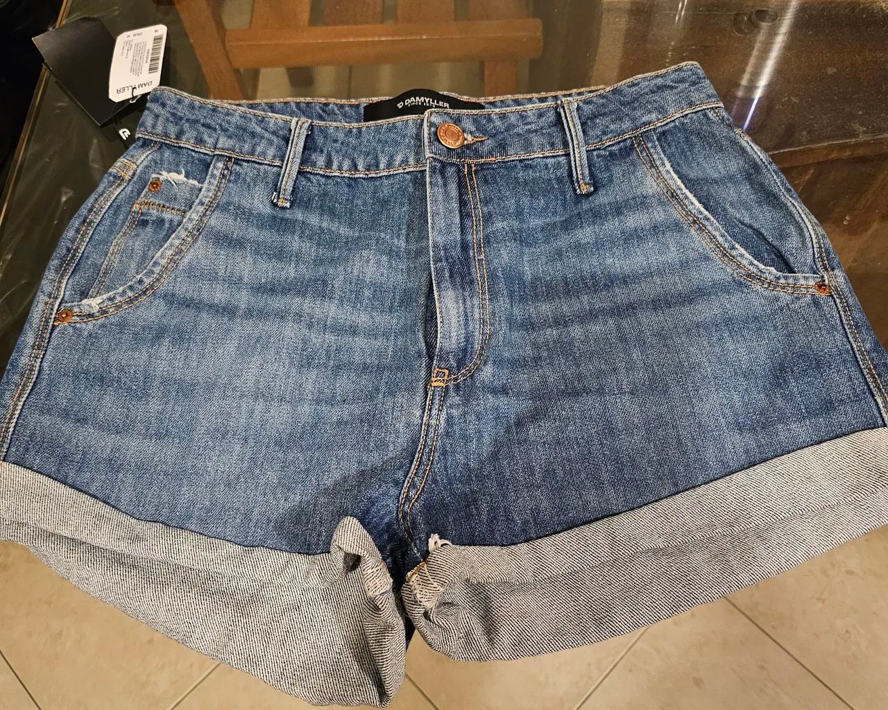 Shorts Jeans Damiller Tamanho 42 Novo