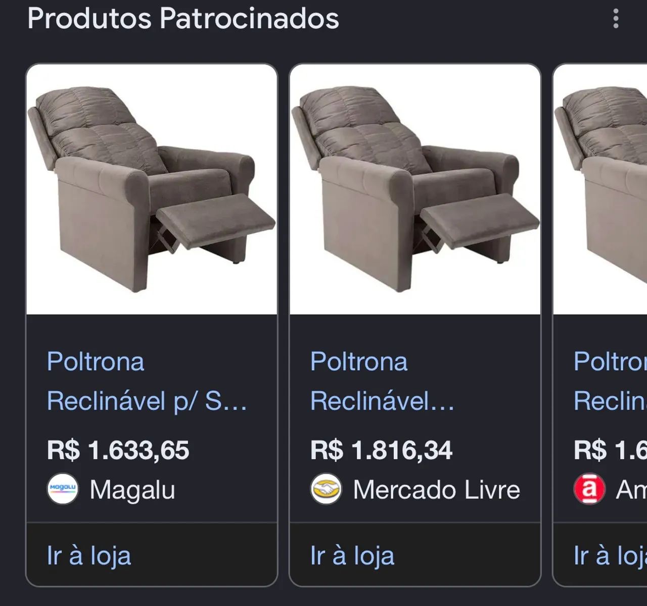 Poltrona reclinável Nova  - Foto 2