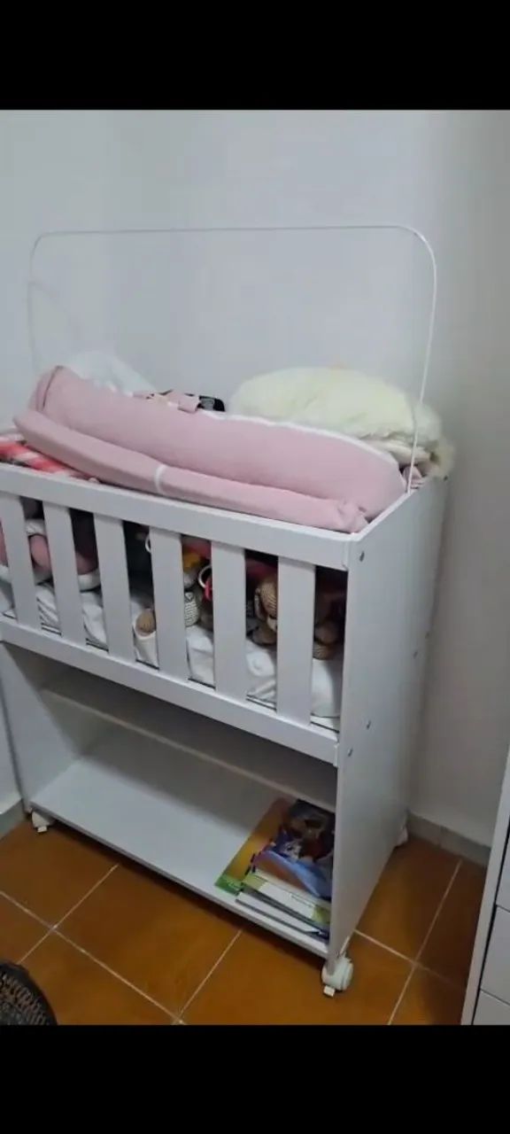 MINI BERÇO NUNCA USADO VIROU PORTA TRECO