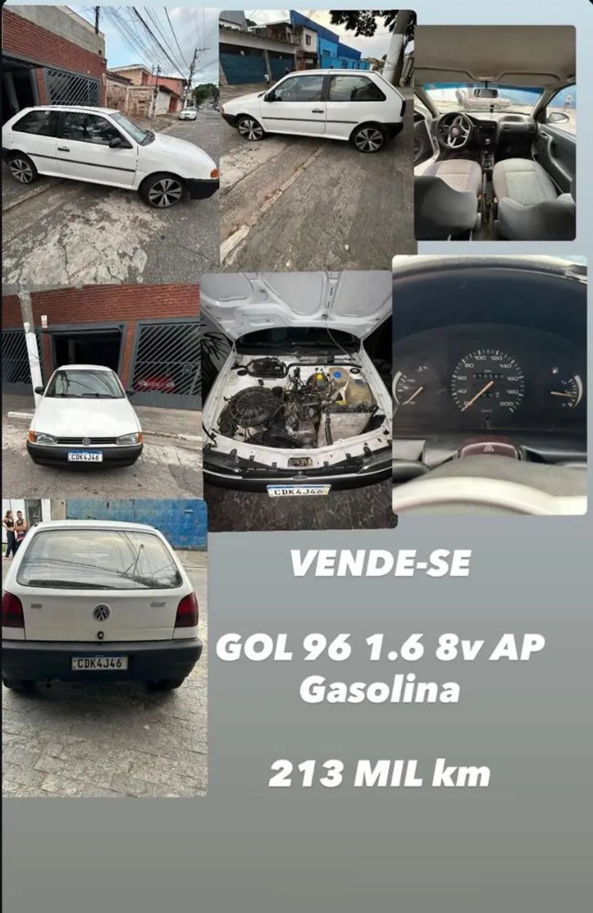 Volkswagen Gol Geração II Rolling Stones 1.6 8V 80cv Gasolina Mec. 2P 1996