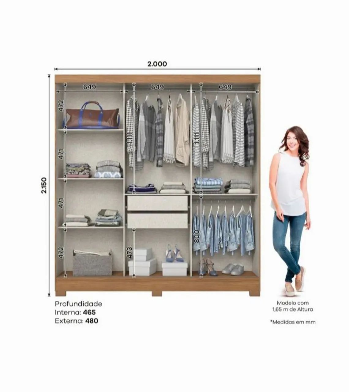 guarda roupa casal  - Foto 2