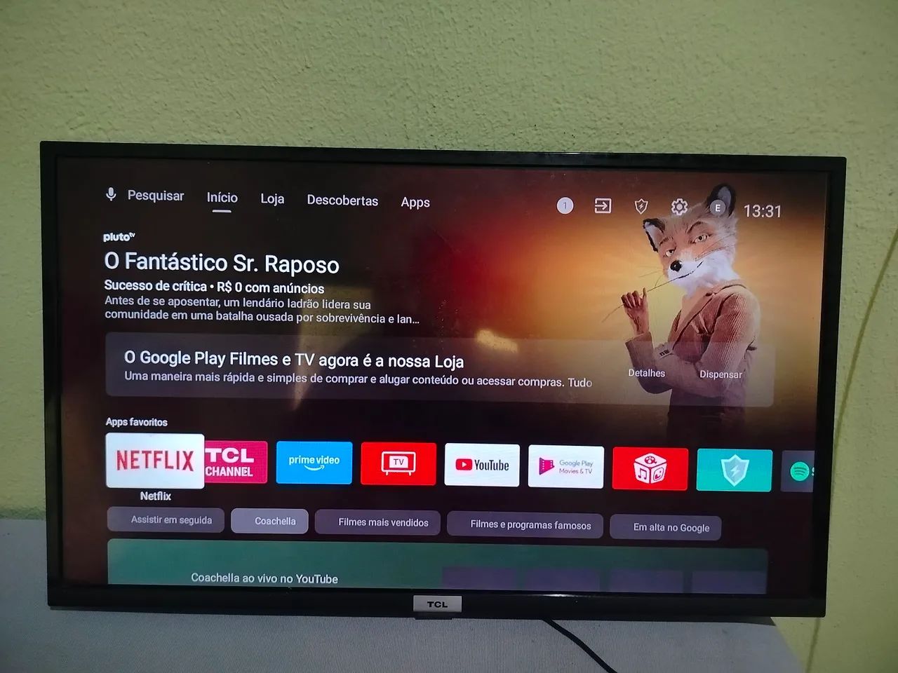 Smart TV 32 polegada.