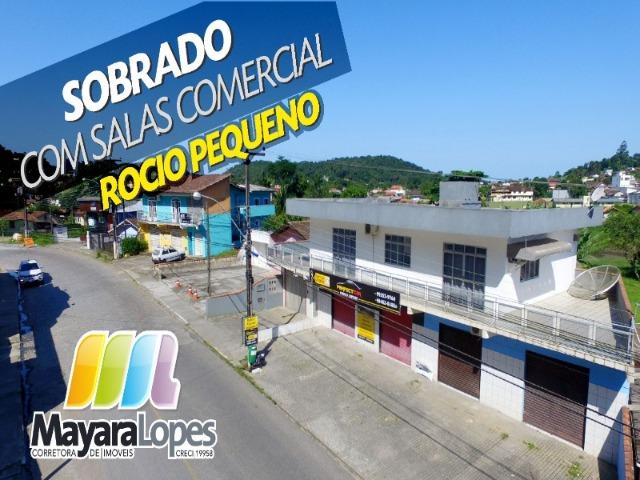 Casa + 4 Salas Comerciais na Rua Almirante Barroso - Rocio Pequeno, São Francisco do Sul