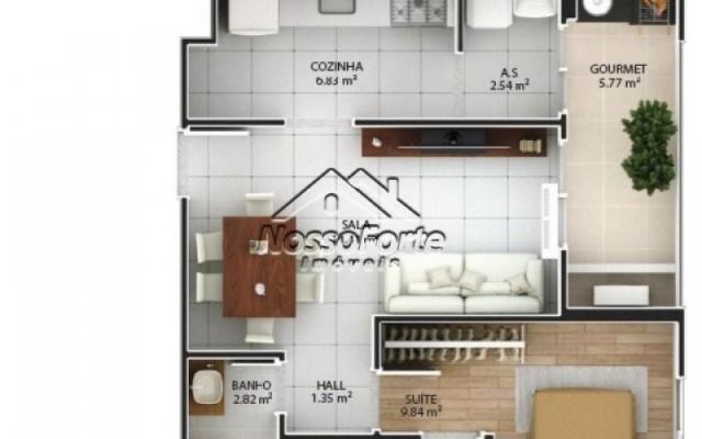 Apartamento no Boqueirão Lançamento em Praia Grande - Foto 16