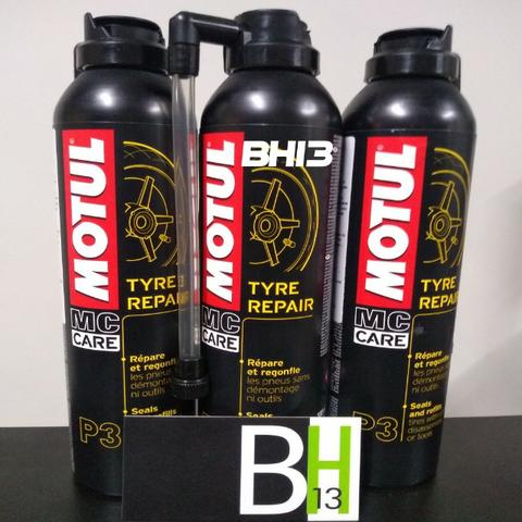 Reparador Pneu Furado Vacina Motul P3 Tyre Repair 300ml - Foto 2