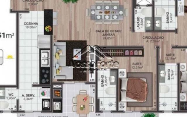 Apartamento alto padrão no Canto do Forte em Praia Grande - Foto 10