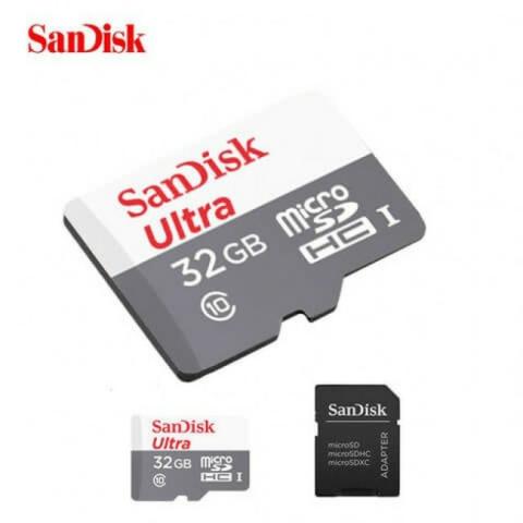 Cartão de Memória Micro SD SanDisk 32GB Classe 10 Ultra 80mb/s - Foto 2